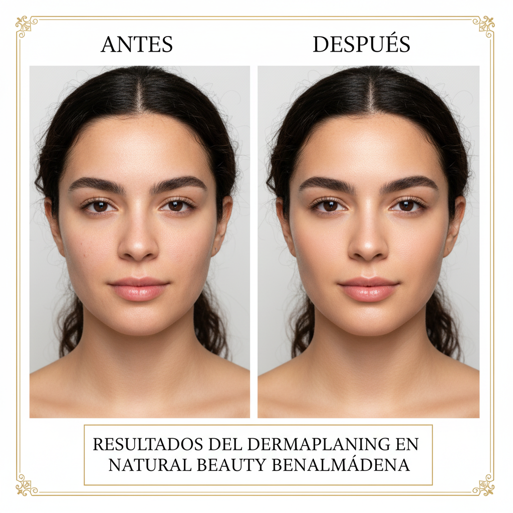 Resultados del Dermaplaning: Antes y Después en Natural Beauty Benalmádena